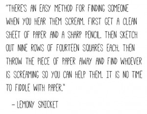 All the wrong questions: Who could that be at this hour?' Lemony ...