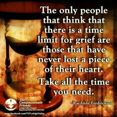 Grief Quote from TCF Lehigh Valley Facebook Page