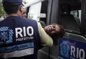 woman, who was feeling sick and was identified by municipal agents ...