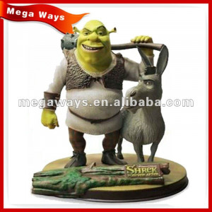 Famous movie character Shrek with his buddy jpg