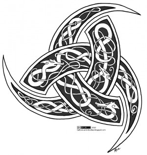 The Triple Horn of Odin is a stylized emblem of the Norse God Odin ...