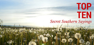 Heaton: Top 10 Secret Southern Sayings