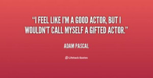 Good Acting quote #2