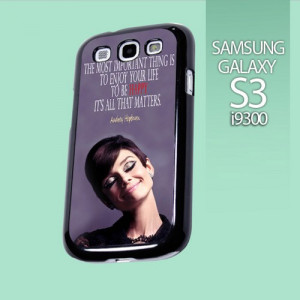 Audrey Hepburn Quotes - design for Samsung Galaxy S3