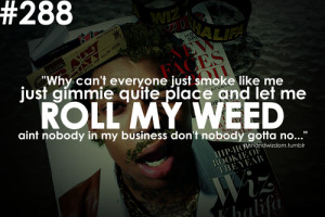 Wiz Khalifa Quotes About Weed