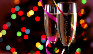 christmas celebration champagne