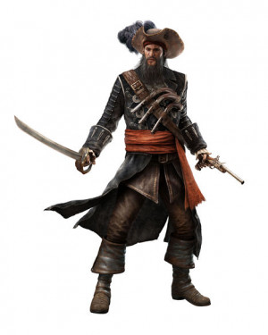 Blackbeard is a new character shown in Assassin's Creed 4 reveal ...