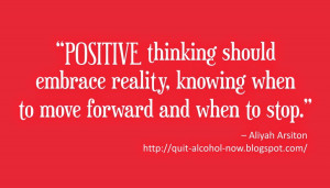 positive thinking should embrace reality