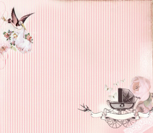 Kaisercraft - Bundle of Joy Collection - 12 x 12 D-Ring Album - Girl