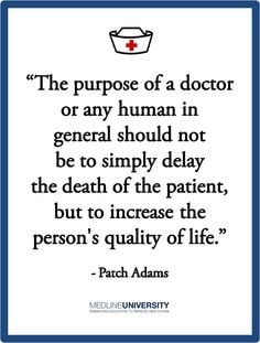 ... increase the person's quality of life.