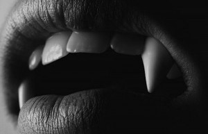 scary creep dark vampire goth gothic fangs dark art vampire fangs