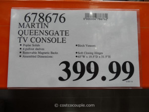 costco tv console