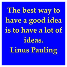 Linus Pauling quotes Poster