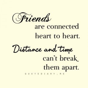 Friendship Quotes Distance. QuotesGram