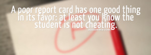 Report Card {Funny Quotes Facebook Timeline Cover Picture, Funny ...