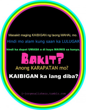 Bitter Love Quotes Tagalog Tumblr picture