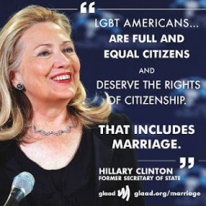 hillary on same-sex marriage