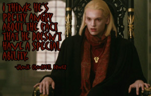Jamie Campbell Bower on the source of Caius’ anger XD
