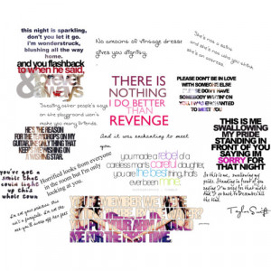 Taylor Swift Song Lyric Quotes