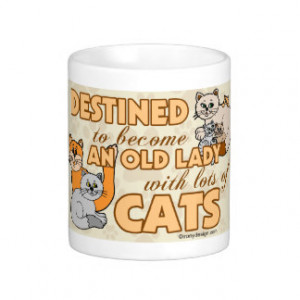 Future Crazy Cat Lady Funny Saying Design Classic White Coffee Mug