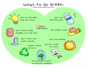 10 simple ways to go green :) [ click the picture to enlarge ]Turn off ...