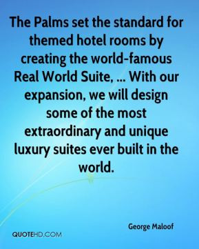 George Maloof - The Palms set the standard for themed hotel rooms by ...