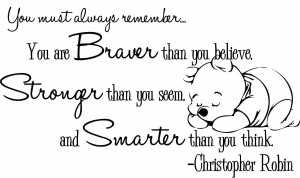 christopher Robin quote - Winnie The Pooh Picture
