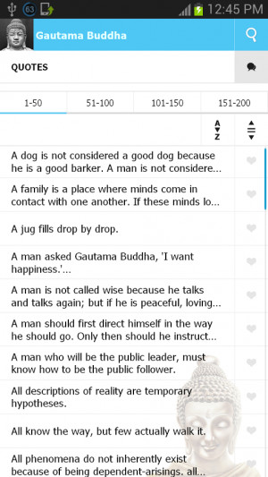 Gautama Buddha Quotes- screenshot