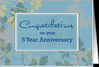 Years of Service Employee Anniversary Cards