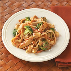 Peanut Chicken Stir-Fry - if you use natural peanut butter with no ...
