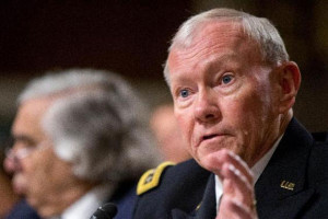 Joint Chiefs Chairman Gen. Martin Dempsey testifies on Capitol Hill in ...