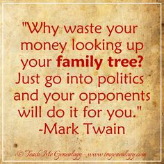 Funny Quotes About Family History ~ Family Tree Quotes on Pinterest