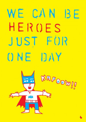 We can be heroes, just for one day. personality.visualdna.com