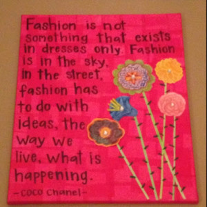 Fashion is not something that exists in dresses only. Fashion is in ...