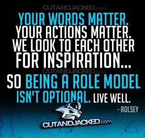 Be a role model to other - Role models - pictures and images.