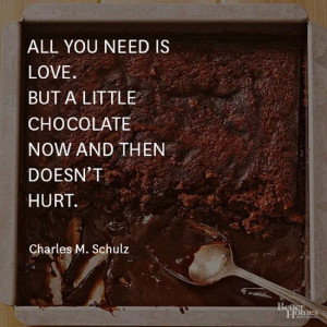 CHOCOLATE quote from Facebook