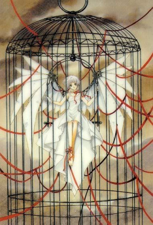 Anime Caged Girl Image