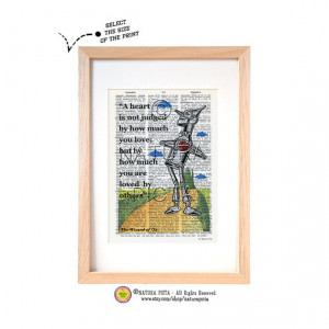 Wizard Of Oz Tin Man Heart Quote A heart is not judged wizard of oz ...