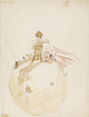 ... de Saint-Exupéry’s Original Watercolors for The Little Prince