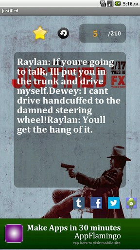 Tags: best quotes from tv series justified, justified quotes.