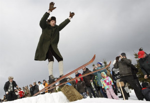 Skiing on nostalgia: Germans dust off antique ski gear for race