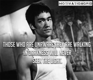 ... are unaware they are walking in darkness will never seek the light