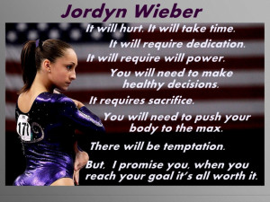 Wieber Olympic Champion Gymnast Gymnastics Photo Quote Mini Poster ...