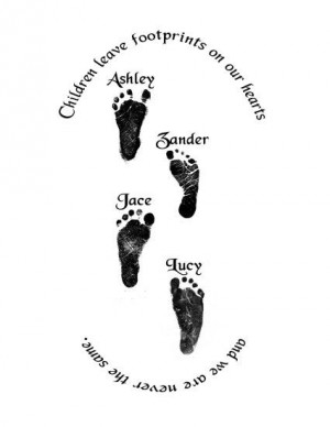 Baby Footprint Tattoo Quotes