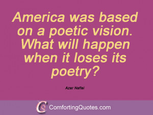 America was based on a poetic vision. What will happen when it loses ...