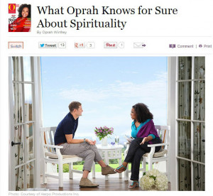 Oprah Winfrey shared a photo of her and Christian author and pastor ...