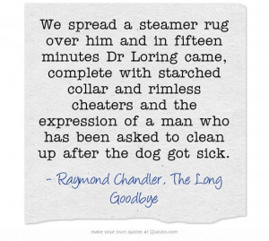 Raymond Chandler, The Long Goodbye