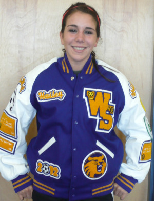 High School Varsity Letter jacket. www.nationalachiever.com #varsity ...