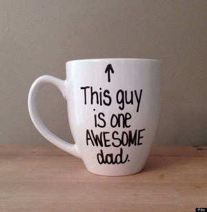 Awesome Dad Mug , $15, Etsy
