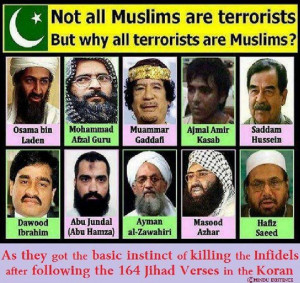 Re: Tous les musulmans ne sont pas terroristes mais...